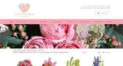Desktop Screenshot of heartsflowers.net