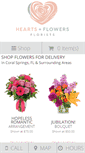 Mobile Screenshot of heartsflowers.net