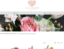 Tablet Screenshot of heartsflowers.net
